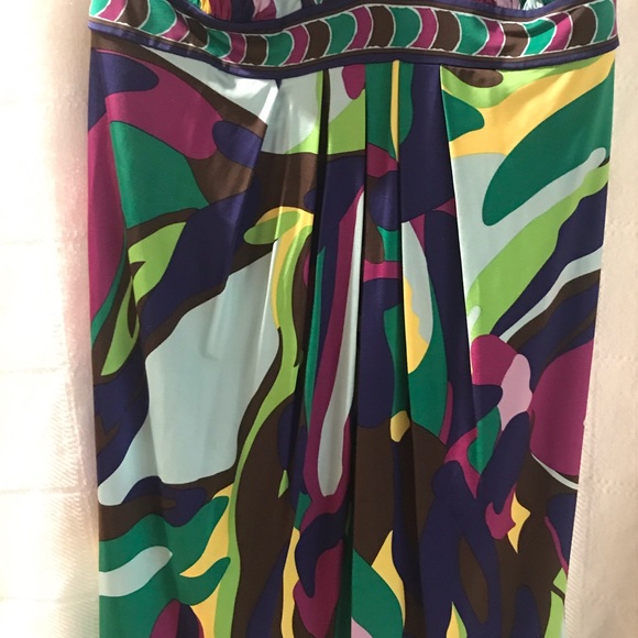 BCBG MAXAZRIA Halter Dress ZFU6E080. Size M. - Picture 6 of 8